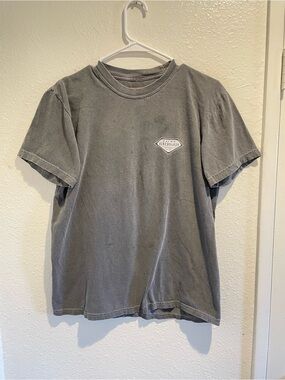 Jacks Surfboards California Graphic Tee Gray Washed Short Sleeve Shirt Men M